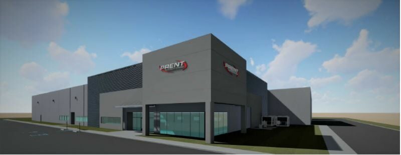 Pictured is a render of Prent's future New Mexico Facility. Photo is courtesy of Prent.